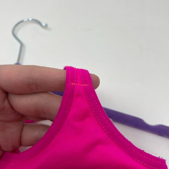 Athleta Pink Sports Bra Size Small - Picture 4 of 4
